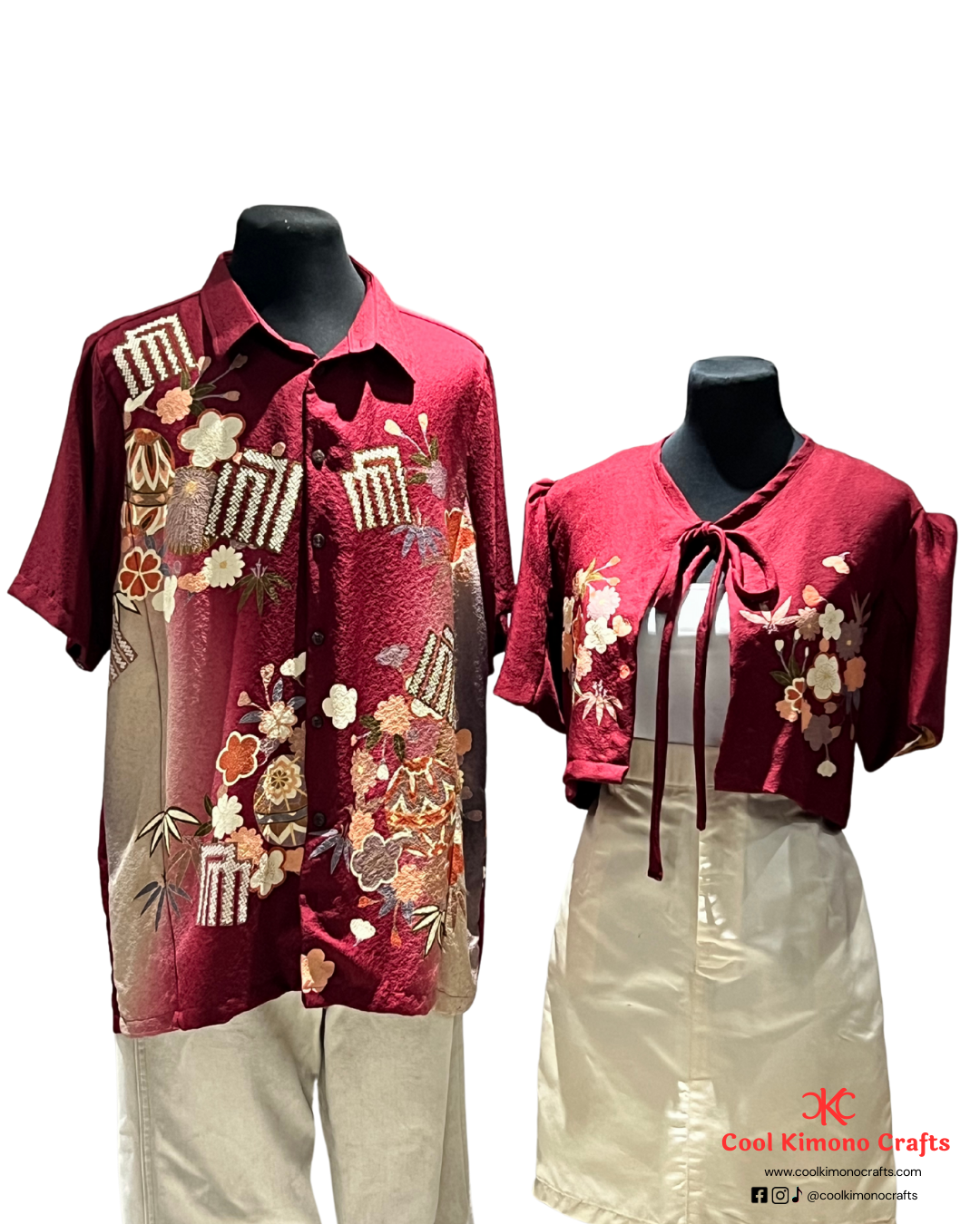 Cool Kimono Bolero (Reversible)