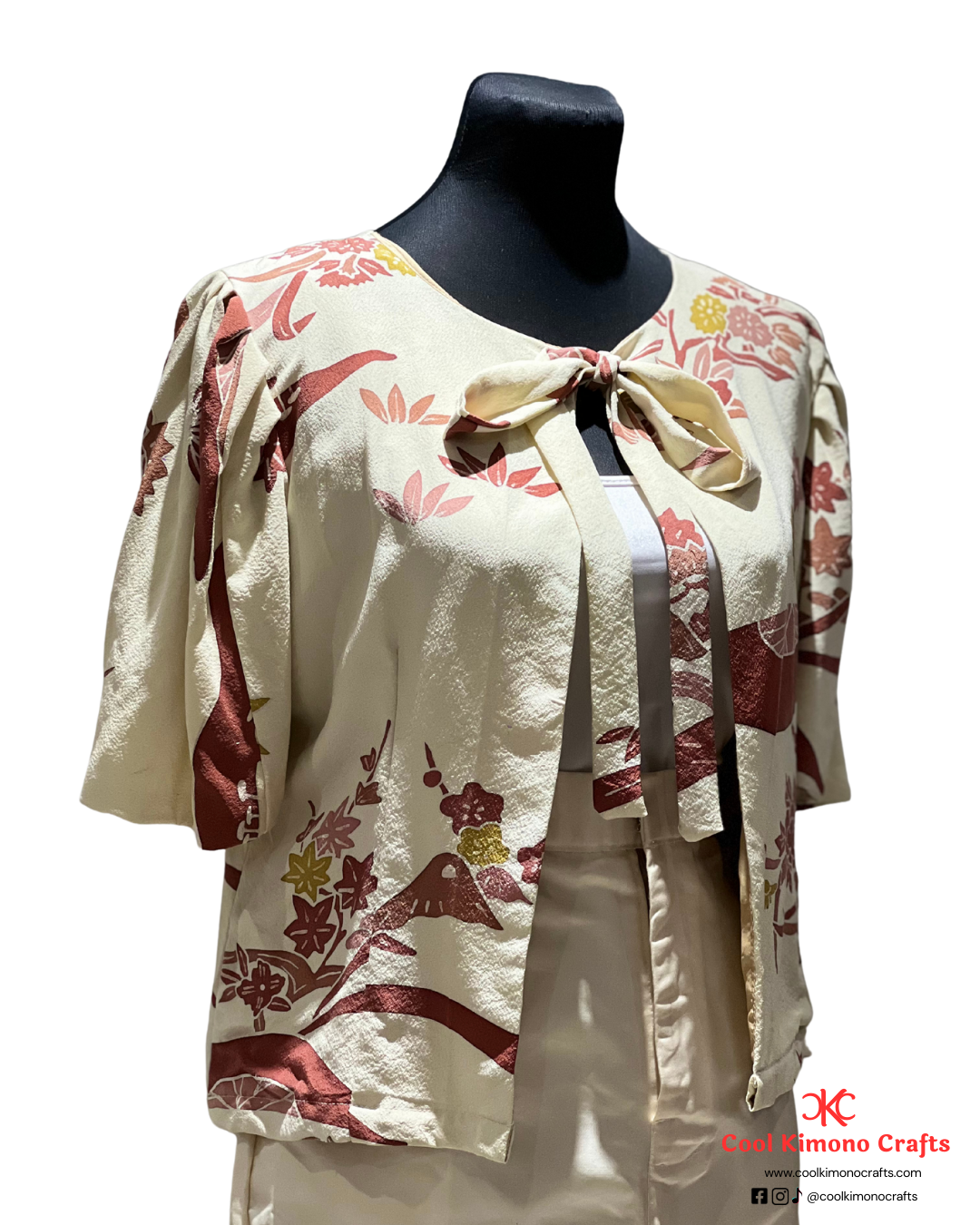 Cool Kimono Bolero (Reversible)