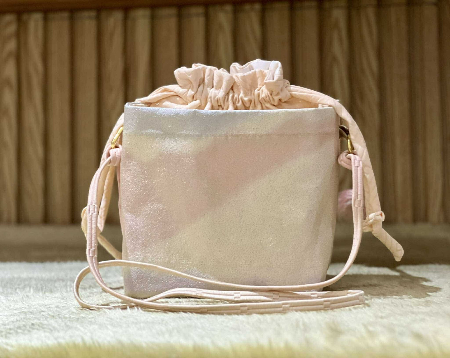 Cool Kimono Bucket Bag (Kimono-Obi-Obijime)