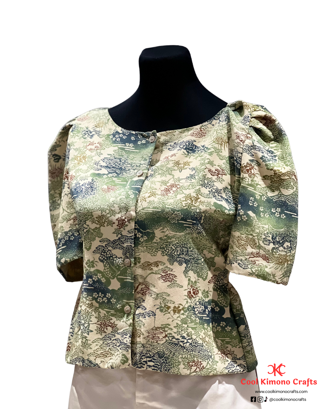 Cool Kimono Bolero (Reversible)