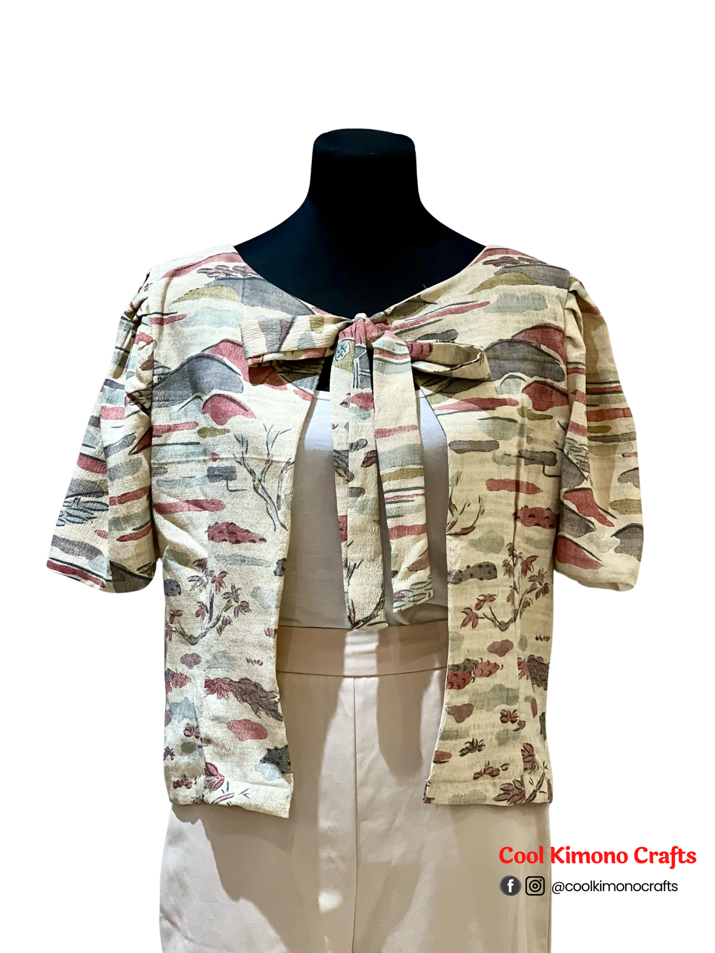 Cool Kimono Bolero (Reversible)