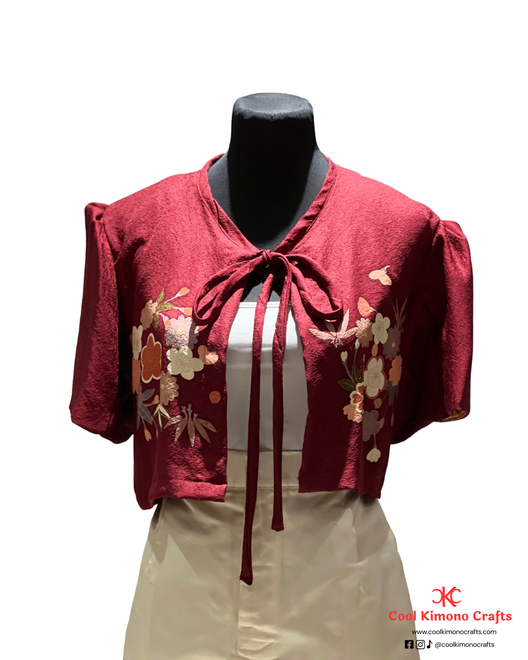Cool Kimono Bolero (Reversible)