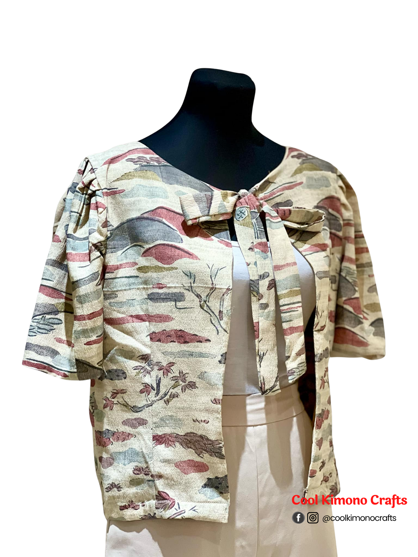 Cool Kimono Bolero (Reversible)