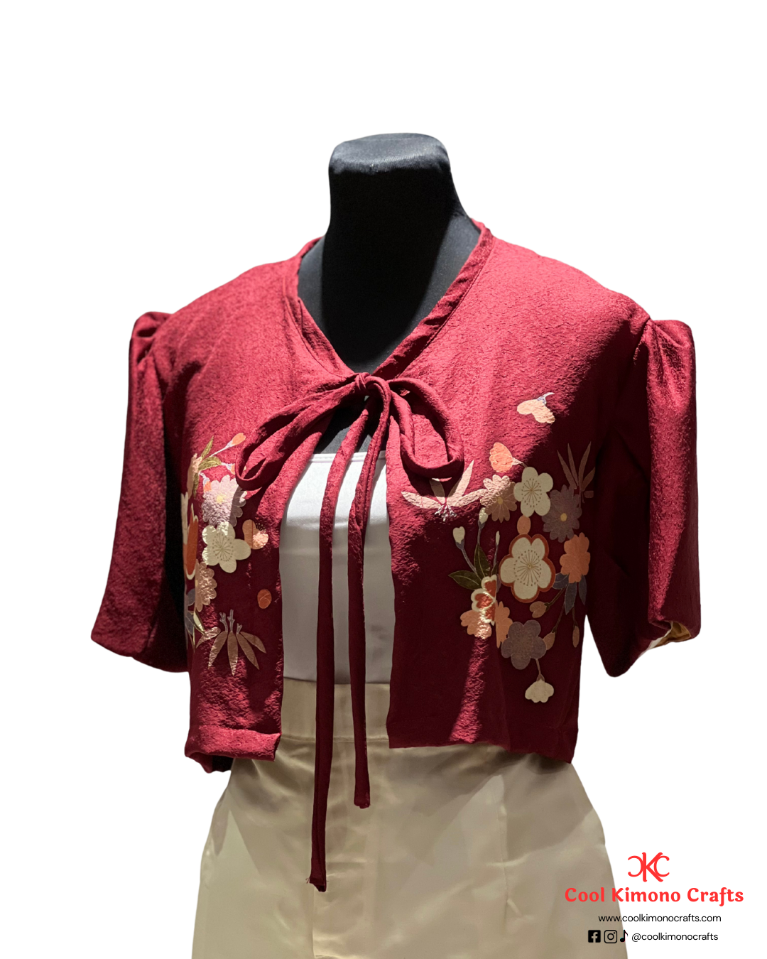 Cool Kimono Bolero (Reversible)